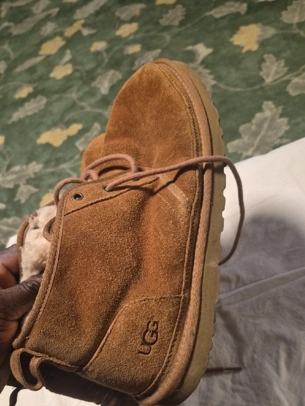 UGG Men's Brown Suede Rain & Snow Boots
